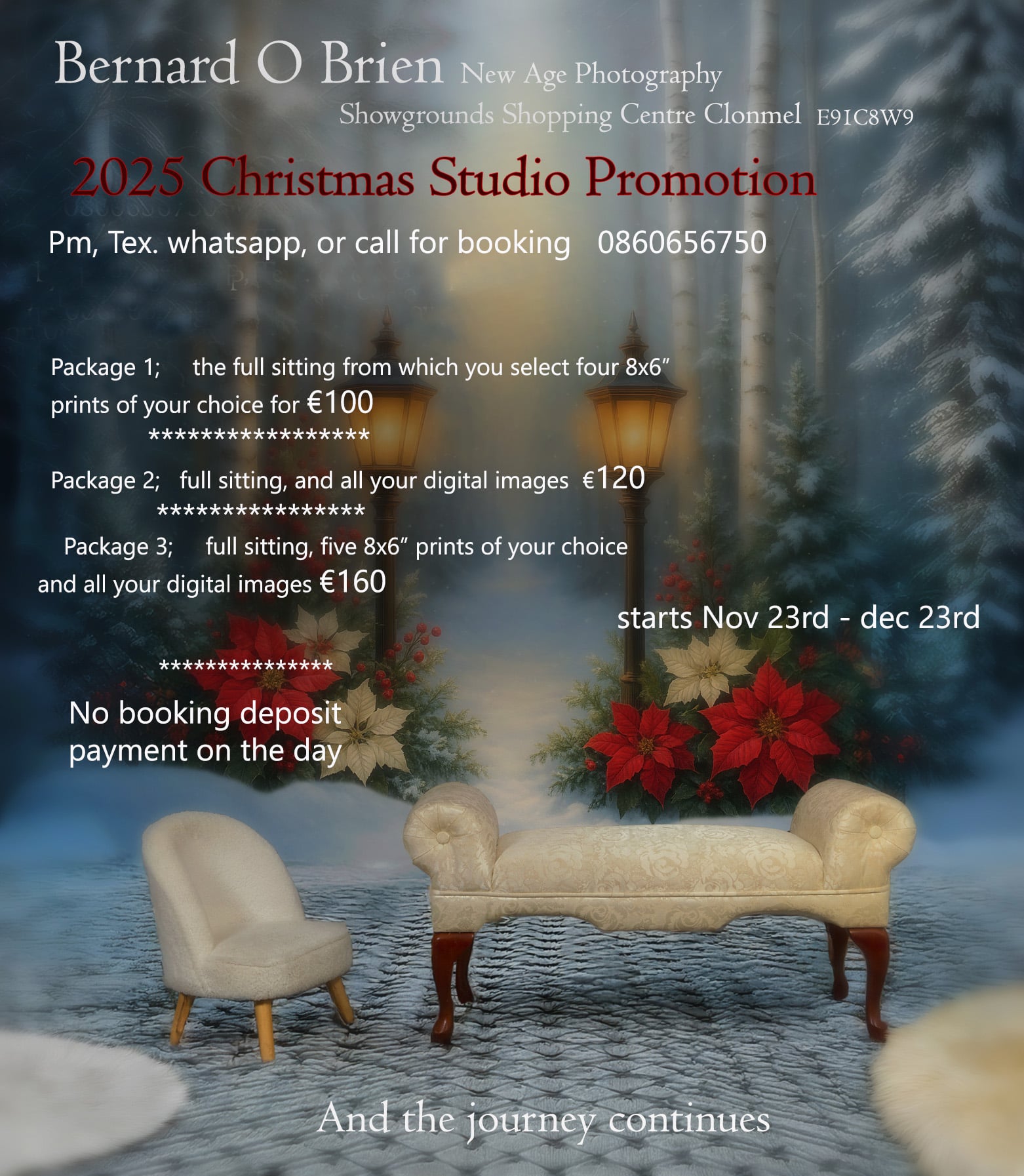 Christmas Studio Promotion by Bernard O'Brien